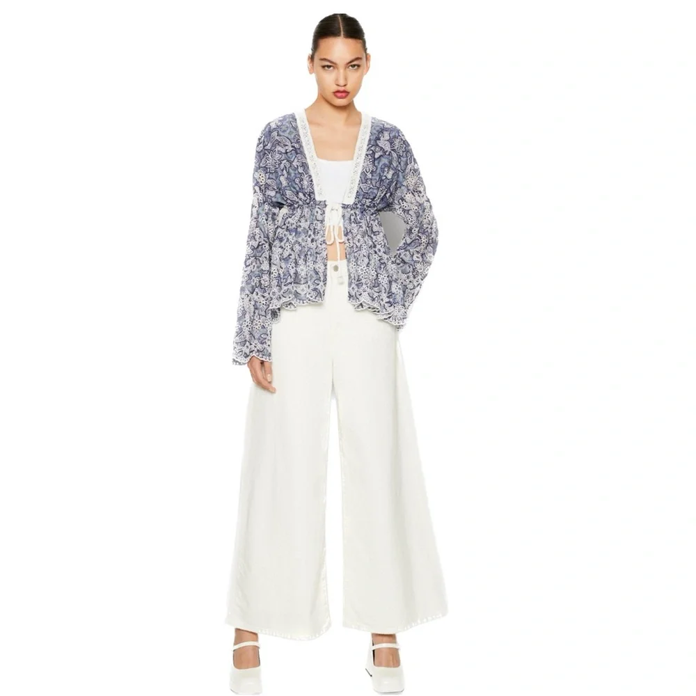 Free People |  Anissa Bed Jacket NWT - Picture 3 of 7